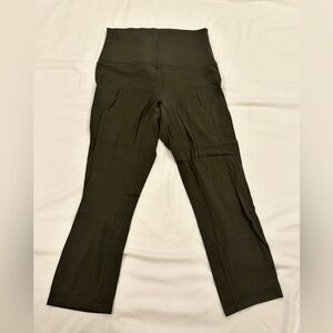 Army Green - cropped lululemon leggings